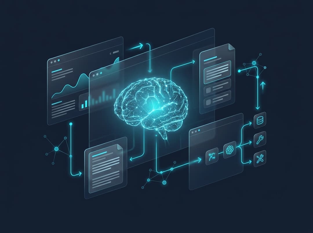 Dashboard privé avec flux de données organisés